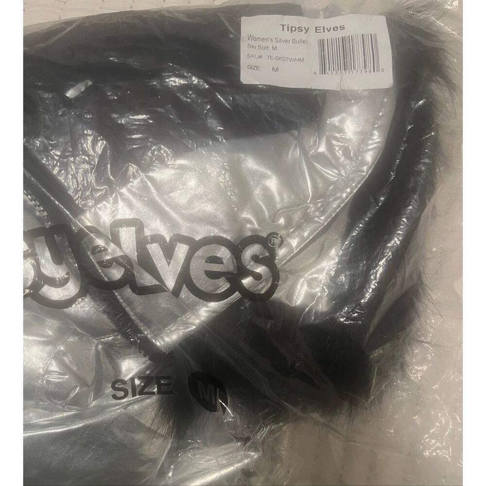 Tipsy Elves Women’s Silver Bullet Snowsuit NEW NWT - Picture 7 of 9